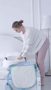 LUCKYBABE Portable crib anti-pressure coax baby bb safe isolation cot baby basket removable and washable