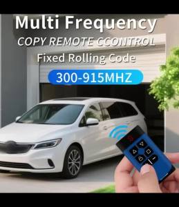 Kebidumei | KEBIDUMEI 300~915Mhz Multi Frequency Remote Control 433Mhz 330Mhz 868Mhz Rolling Code Garage Door Opener 8 in 1 Duplicator