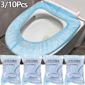 Disposable Toilet Seat Cover Double-Layer Thickened Waterproof Antibacterial Cushion for Travel Toilet Pad