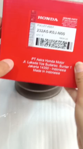 PULLY ASSY GENIO K0J  SET KAMPAS GANDA MANGKOK GANDA PER CVT PULLY