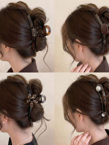 MENGWU | Retro Tortoiseshell Acrylic Hair Clip Large Size