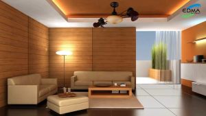 MT Edma 52in Colonial Kipas Angin Plafon dengan Bohlam E14 dengan Remote Control