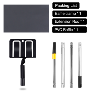 Paint Baffle Clip Paint Protection Plate Accessories Home Adjustable Baffle Clip With Extension Rod For Wall Paint Protection