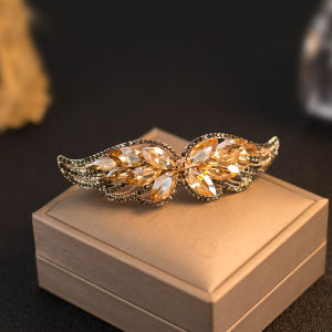 Kẹp Tóc Kim Cương Cao Cấp Phong Cách Retro Thanh Lịch Cho Phụ Nữ Trung Niên Kẹp Tóc Sau Đầu Kẹp Tóc Thời Trang Kẹp Tóc Trang Sức