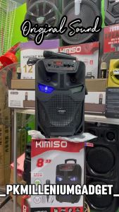 KIMISO QS-5805 8 INCH LED PORTABLE SUPER BASS SPEAKER BLUETOOTH/USB/TF/LED LIGH Zizo Bluetooth Speaker - Lazada