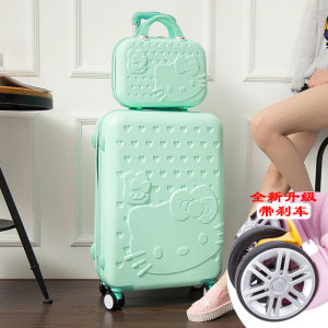Trolley Luggage for Children Universal Wheel Boarding Password Box Womens Fashion Cute Korean Style 24 " Leather Case