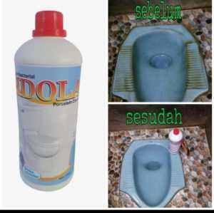 IDOLA pembersih super ampuh kerak Keramik kamar mandi ( bonus kuas)