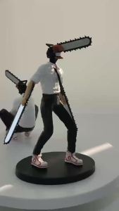 Bandai | 14/17cm Chainsaw Man Anime Figure Power/Denji Action Figure PVC Chainsaw Man Noodle Stopper Figurine Adult Collection Model Toys