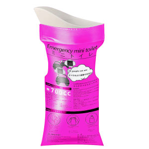 Mini 700ml Car Urine Bag for Camping and Travel Portable Disposable Urinal for Outdoor Activities and Emergency Situations