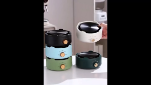 HAILANG Moka pot electric stovetop coffee maker | Small hand-cranked 700W adjustable | Easy to operate and wont overflow
