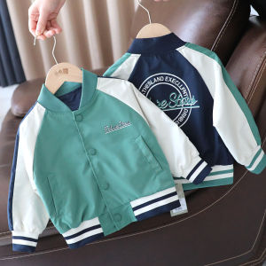 Spring Jacket for Boys Baby Spring Autumn Cardigan Shirt Childrens Open Cardigan Top Little Kids Baseball Uniform Size 3