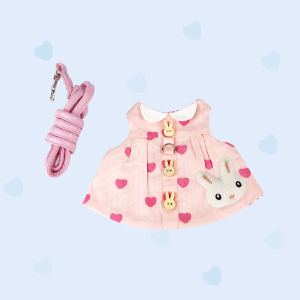 Rabbit Clothes Hand Holding Rope Pet Rabbit Guinea Pig Small Rabbit Young Rabbit Lop Eared Rabbit Clothing Ornament Hat Supplies