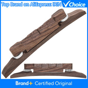 IRIN | Mandolin Bridge Height Adjustable Durable Rosewood Bridge Universal Mandolin Replacement Parts Stringed Instrument Accessories