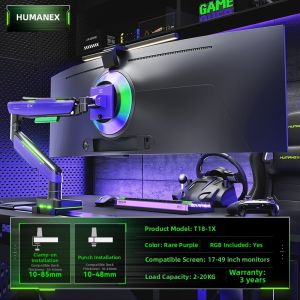 HumaneX | Curved Monitor Stand 49 Inches