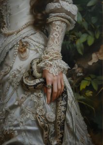 Bandai | Oil Painting by Number Kit Victorian Woman Peacock Fan Sword for Adults Canvas Black Rose Wall Art Home Decor Gift