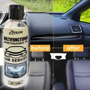 Premium Wax & Care Paste - All-in-One Car Interior & Exterior Polish Dashboard Steering Wheel Plastic Parts - Fast-Dry