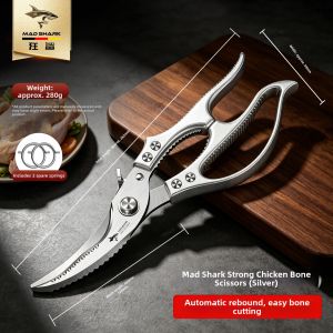 Mad Shark | Chicken Bone Scissors Food Grade Stainless Steel