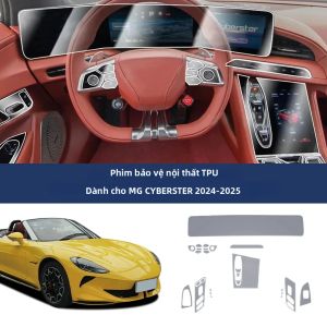 MG Cyberster 24-25 Tấm Bảo Vệ Nội Thất Ô Tô TPU Phim Chống Trầy Xước Miếng Dán Bảo Vệ Ô Tô Trong Suốt Chống Trầy Xước Tự Phục Hồi
