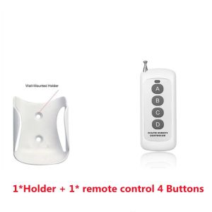KEBIDU | 433MHz Remote Control Learning Code 1527 1000m Long Range Wireless Controller Transmitter for Water Pump Tubular Motor Lamp