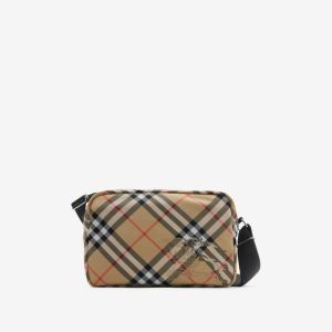 Burberry | Plaid Mens Crossbody Bag