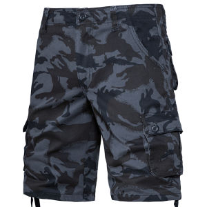 Mens Camo Shorts Men Camouflage Overalls Loose Casual Outdoor Sports Half Pants Side Pocket Cotton Comfortable Shorts