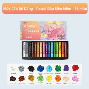 Bộ Phấn Dầu Siêu Mềm - 16/24/36/48 Màu Sắc Rực Rỡ Tuyệt Vời Để Pha Trộn Và Tạo Lớp Phủ - Lý Tưởng Cho Nghệ Thuật Thủ Công Tô Màu Và Vẽ Phác Thảo