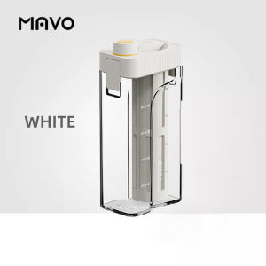 MAVO Crystal Brick Coffee Cold Brewer 800ml Manual Cold Brew Coffee Pot Cuboid Design Coffee Kettle Outdoor Camping Water Bottle