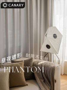 Canary High-End Sunscreen Mirror Curtain Privacy Glass Curtain Light Transmission Non-Personal Balcony Bedroom Living Room Bay Window