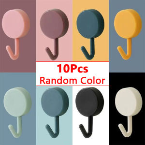 Lovely Sticky Hooks Creative Clothes Hooks Kitchen Bathroom Wall Hooks No Punching Installation Household Storage Storage Hooks