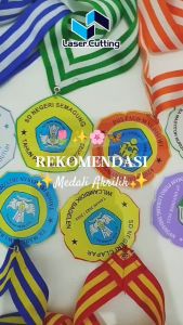 MEDALI KELULUSAN MEDALI JUARA MEDALI LOMBA MENDALI GRADUATION AKRILIK CUSTOM BENTUK