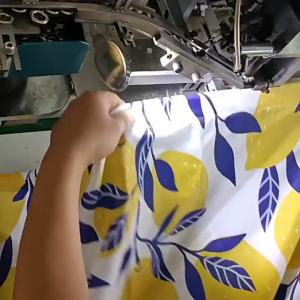 Bộ rèm tắm in kỹ thuật số hoạt hình   Rèm ngăn tắm không cần khoan rèm tắm chống nước