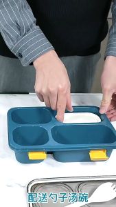 TOP TREND PH  Japanese Korean Bento box leakproof 3 to 4 divider lunchbox Food container Student lunch box School and Graduation Gift