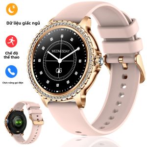 Đồng Hồ Thông Minh EIGIIS Dành Cho Nữ Điểm Nhấn Kim Cương Theo Dõi Nhịp Tim & Giấc Ngủ Nhiều Chế Độ Thể Thao Thiết Kế Tinh Tế Chống Nước IP67