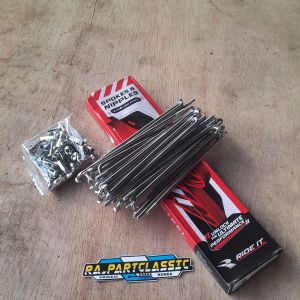 Ruji Jari Jari import Ride it Stainless Uk 130 164 Ring 17 Set Depan Belakang Pnp Cb Gl Mp Tiger