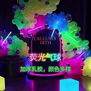 30 Chiếc Bóng Đèn Neon Tia Cực Tím Dùng Cho Các Bữa Tiệc Đêm Trang Trí Đám Cưới Sinh Nhật Phát Sáng Phản Ứng