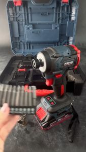 MASARU ไขควงกระแทกไร้สาย รุ่นใหม่ SCDI-155 มอเตอร์ Brushless ไขควงไฟฟ้า แรงบิด 230 Nm. อุปกรณ์ครบชุด lสว่านไขควง ไขควงกระแทก สว่านพกพา สว่านไขควงไรสาย มาซารุ