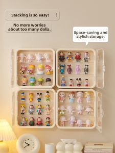 AMU·PIGGY | Transparent Wall Mounted Display Shelf for Collectible Figures