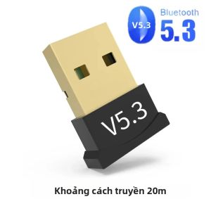 kebidumei | Bộ Chuyển Đổi USB Bluetooth 5.4 150m Bộ Thu Phát Âm Thanh Nhạc Chuột Không Dây Bàn Phím Cho PC - Ăng-ten Ngoài Tốc Độ Cao