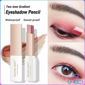 Need. Two-tone Gradient Eyeshadow Pencil Waterproof and Sweat-proof Not Easy To Pluck Makeup Eye Shadow