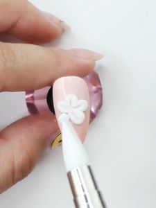 Nail Art Engraving Embossing Pen Double-ended Silicone Pen Pick Rhinestones Press Stickers Mirror Powder 美甲超软双头硅胶笔调胶棒