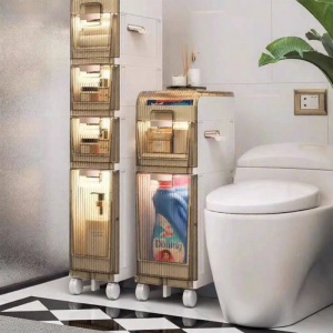 No-drilling Free-standing Storage Cabinet Bathroom