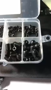 Internal Hex Headless Screw Set 200Pcs Black M3 M4 M5 M6 M8 Stainless Steel Grub Box Kit