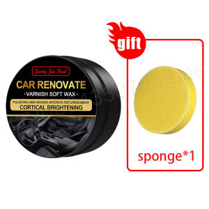Car Plastic Restorer Auto Interior Panel Renewal Wax Coating Leather Plastic Rubber Polish Repair Auto Reconditioning Cream Care