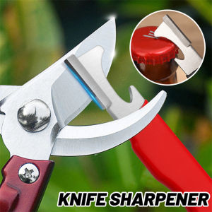 Multifunctional Pocket Sharpener with Lid Handheld Alloy Steel Kitchen Tool Professional Grindstone Knife Fast Sharpeners