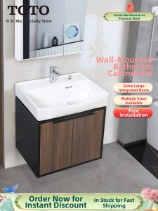TOTO | Modern Wall Mounted Bathroom Cabinet 80cm
