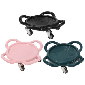 【New Arrival】Ab Roller Sliding Disc Abdominal Muscle Disc 4-Wheel Abdominal Sliding Board 360 Degree Rotating for Gym Home Training