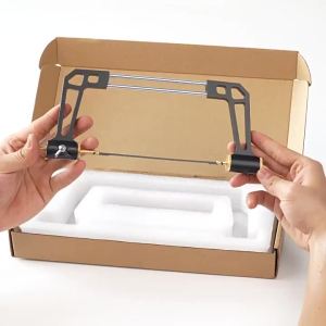 Bộ Khung Cưa Tay Bằng Nhôm Với 3 Lưỡi Dao Thay Thế Dụng Cụ Cắt Tự Điều Chỉnh DIY Dùng Cho Chế Tác Gỗ Đồ Thủ Công Làm Đồ Trang Sức