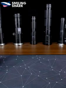 Smiling Shark SD8107 Rechargeable Torchlight M77 8400LM Super Bright Flashlight Type-C LED 5 Modes  Waterproof Hiking lamp