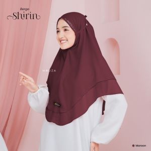 Bergo Shirin Aneka Warna Kerudung Instan 2 Layer Bertingkat Bahan Ceruty Baby Doll