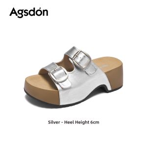 Agsdon | Thick Sole Easy Slip On Casual Summer Sandals